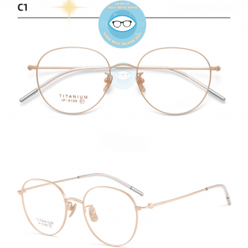 Gọng kính kim loại mã 6159